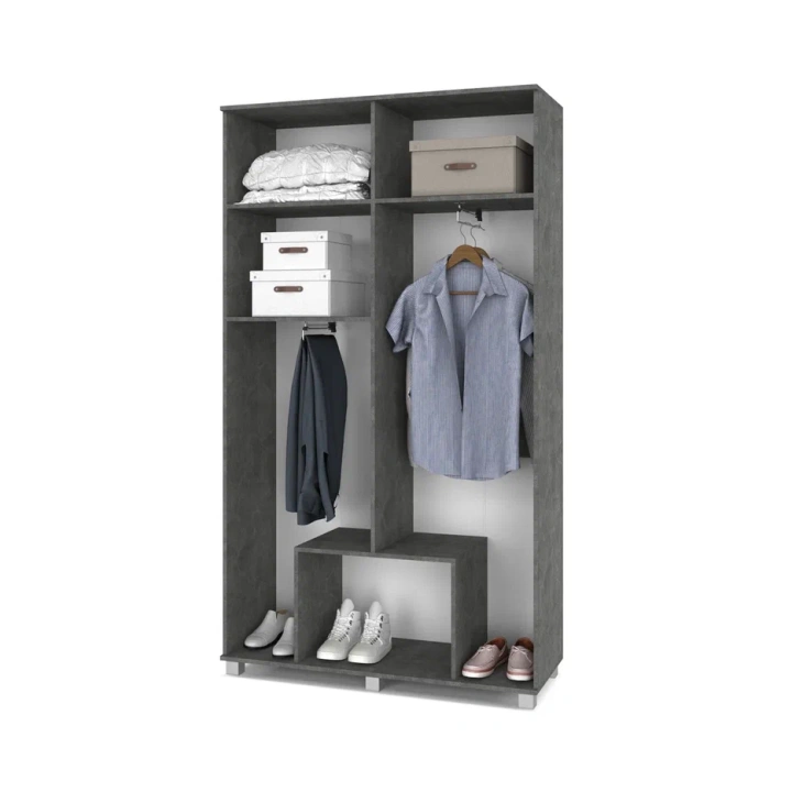 Шкаф "Карина" четырехстворчатый с зеркалом