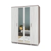 Шкаф "Ева" четырехстворчатый с зеркалами