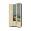 Шкаф "Ева" трехстворчатый с 2 зеркалами